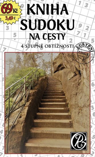 neuveden: Kniha sudoku na cesty - 4 stupně obtížnosti