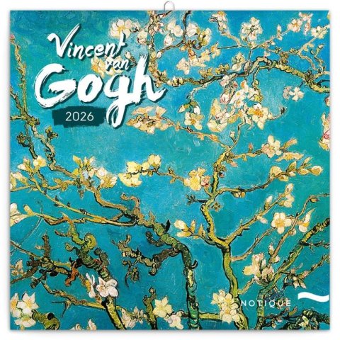 neuveden: Kalendář 2026 poznámkový: Vincent van Gogh, 30 x 30 cm neuveden: Kalendář 2026 poznámkový: Vincent van Gogh, 30 x 30 cm