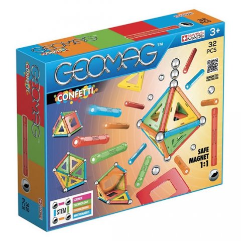 neuveden: Geomag Confetti 32 dílků