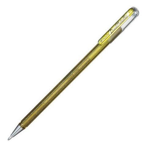 neuveden: Pero gelové Pentel Hybrid Dual Metallic K110 - zlatá 1mm neuveden: Pero gelové Pentel Hybrid Dual Metallic K110 - zlatá 1mm