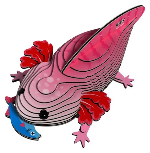 : EUGY 3D kartonová skládačka - Axolotl