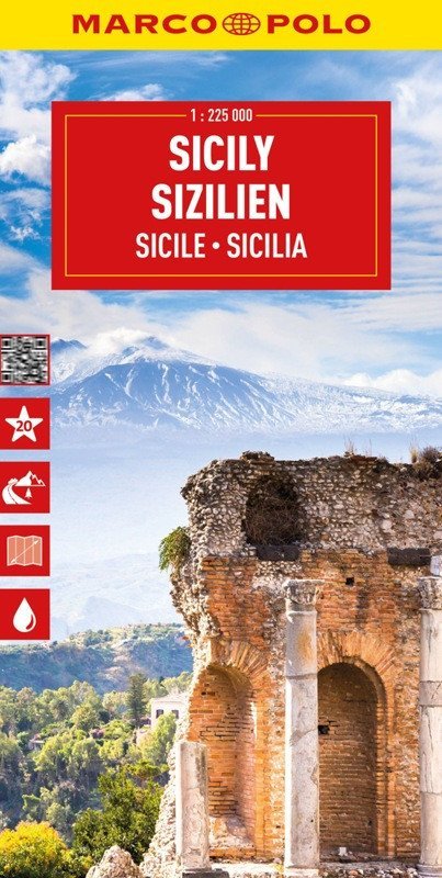 : Sicílie 1:225 000 (Itálie č. 14) / cestovní mapa MARCO POLO