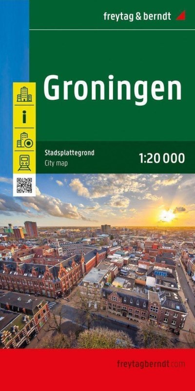 neuveden: Groningen 1:20 000 / plán města