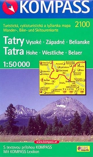 neuveden: Vysoké Tatry 2100 NKOM 1:50T neuveden: Vysoké Tatry 2100 NKOM 1:50T