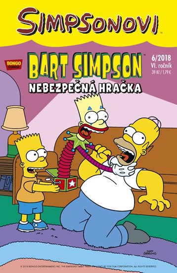 kolektiv autorů: Simpsonovi - Bart Simpson 8/2018 - Nebezpečná hračka kolektiv autorů: Simpsonovi - Bart Simpson 8/2018 - Nebezpečná hračka