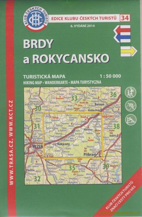 neuveden: KČT 34 Brdy a Rokycansko 1:50 000
