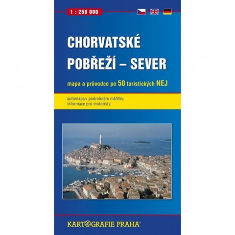 neuveden: Chorvatské pobřeží - sever, 1:250 000 (automapa) neuveden: Chorvatské pobřeží - sever, 1:250 000 (automapa)