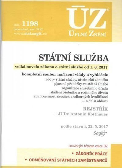 neuveden: ÚZ 1198 Státní služba 2017