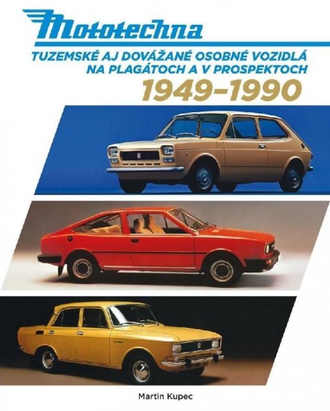 Kupec Martin: Mototechna - Tuzemská i dovážená osobní vozidla na plakátech a v prospektec