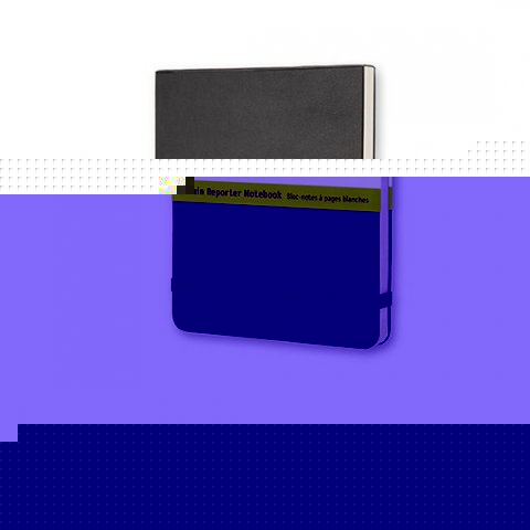 neuveden: Moleskine Reportér černý S, čistý, tvrdý