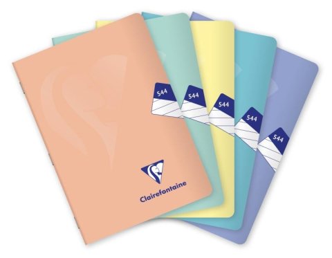 neuveden: Clairefontaine školní sešit Mimesys Pastel 544