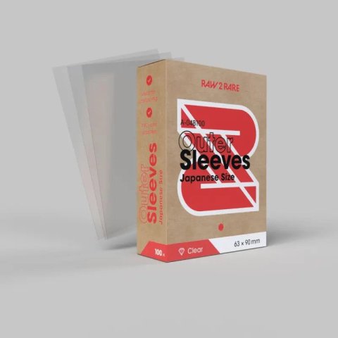 : Obaly na karty: Outer Sleeves Japanese - Průhledné 63 x 90 mm