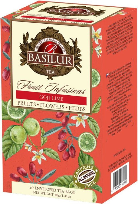 neuveden: BASILUR Fruit Goji  Lime přebal 20x2g