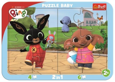 neuveden: Trefl Puzzle Bing si hraje 2v1 / 10 dílků, Baby