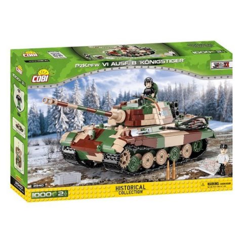 neuveden: Stavebnice COBI II WW Panzer VI Tiger Ausf. B Konigstiger, 1000 kostek, 2 f