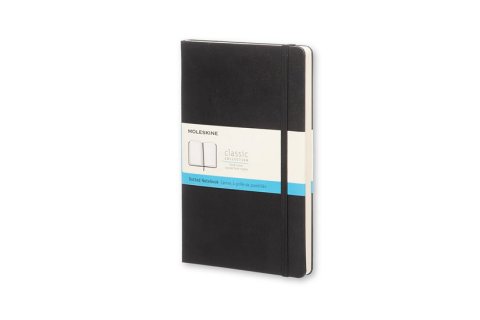 neuveden: Zápisník Moleskine - tvrdé desky, L, tečkovaný - černý