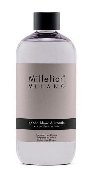 neuveden: Millefiori Milano Cocoa Blanc & Woods / náplň do difuzéru 500ml