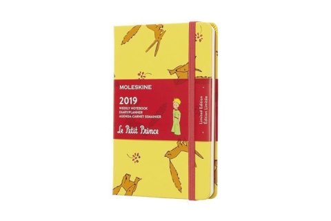 neuveden: Moleskine: Malý princ plánovací zápisník 2019 S