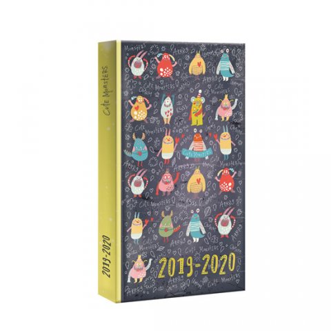 neuveden: Školní diář 2019/20 Cute Monsters