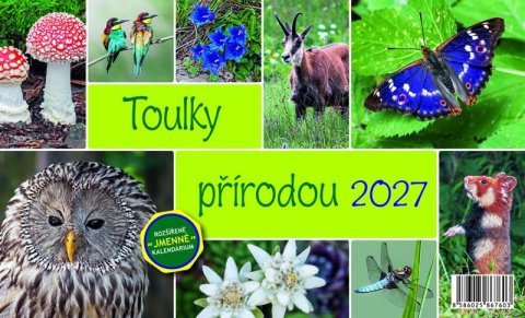 : Kalendář 2027 stolní: TOULKY PŘÍRODOU