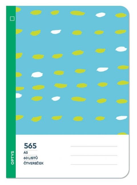neuveden: Optys Školní sešit 565 bezdřevý čtvereček - nebe