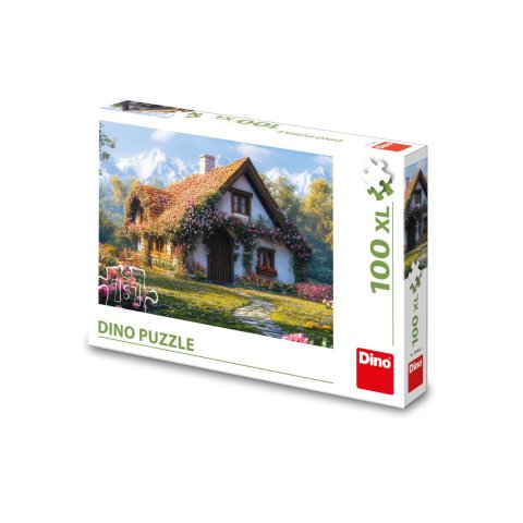 neuveden: Puzzle Chata v údolí 100 XL dílků