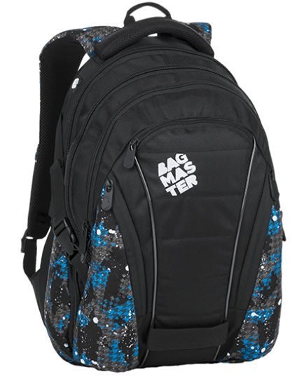 neuveden: Bagmaster Studentský batoh BAG 9 D BLUE/GRAY/BLACK