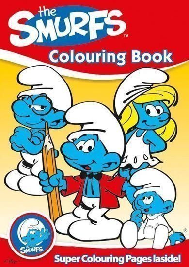 neuveden: Šmoulí knížka omalovánek