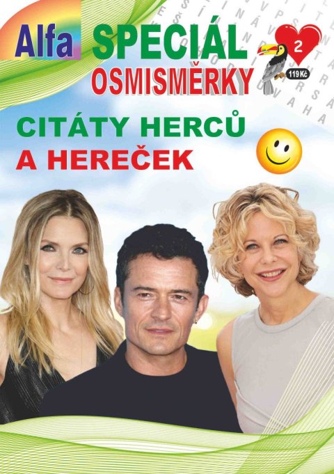 : Osmisměrky speciál 2/2026 - Citáty herců a hereček