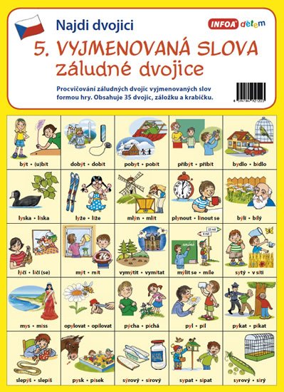 kolektiv autorů: Najdi dvojici - 5. Vyjmenovaná slova – záludné dvojice kolektiv autorů: Najdi dvojici - 5. Vyjmenovaná slova – záludné dvojice