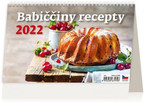 neuveden: Kalendář stolní 2022 - Babiččiny recepty