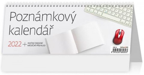 neuveden: Kalendář stolní 2022 - Poznámový kalendář
