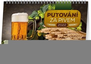 neuveden: Kalendář 2022 stolní: Putování za pivem, 23,1 × 14,5 cm
