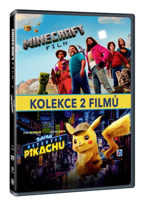 neuveden: Minecraft film + Pokémon: Detektiv Pikachu kolekce 2 filmů 2DVD