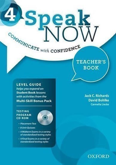Richards Jack C.: Speak Now 4 Teacher´s Book with Testing Program CD-ROM
