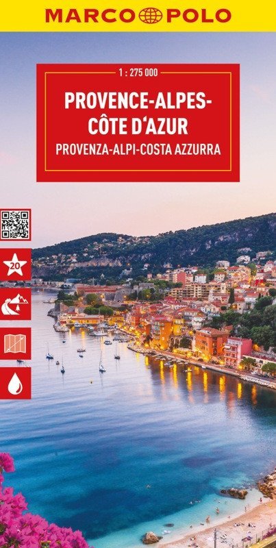 : Provence-Alpes-Côte d´Azur 1:275 000 / cestovní mapa MARCO POLO