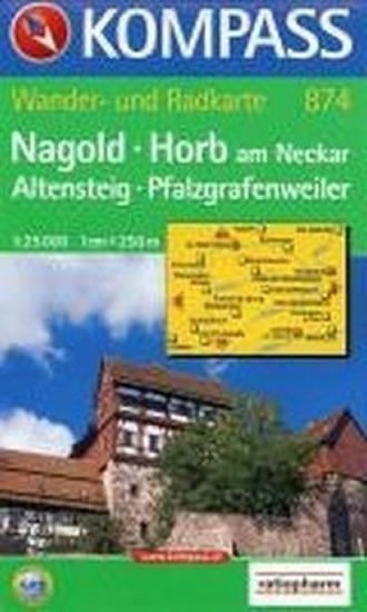 neuveden: Nagold,Horb 874 / 1:25T NKOM