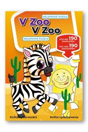 neuveden: V ZOO - Nálepkové puzzle / V ZOO - Nálepkové puzzle