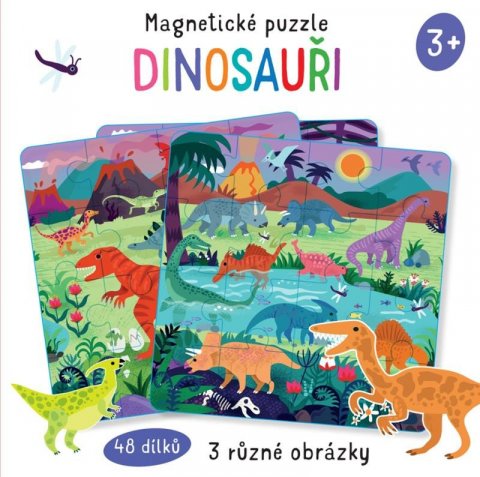 neuveden: Magnetické puzzle Dinosauři