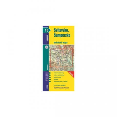 neuveden: 1:100T (15)-Svitavsko, (turistická mapa)