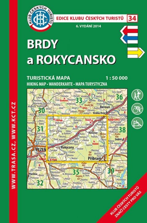 neuveden: KČT 34 Brdy a Rokycansko 1:50 000 / 7.vydání 2017