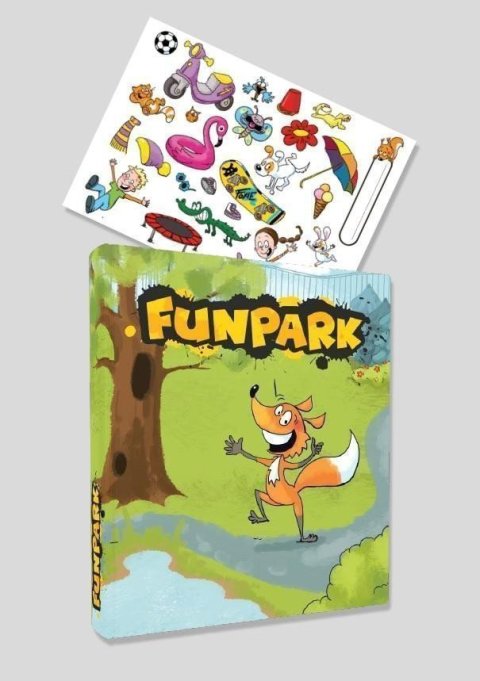 neuveden: Funpark 1 - šanon pro žákovské portfolio + samolepky