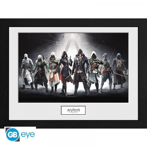 neuveden: Assassin´s creed Zarámovaný plakát - Characters