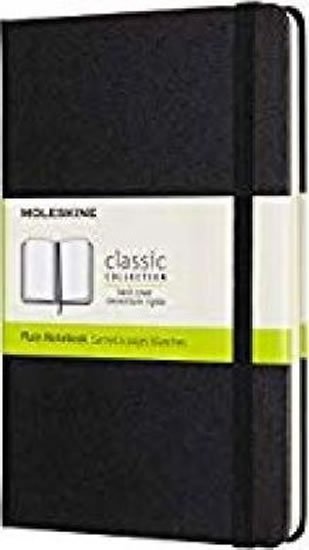 neuveden: Zápisník Moleskine - tvrdé desky, M, čistý - černý