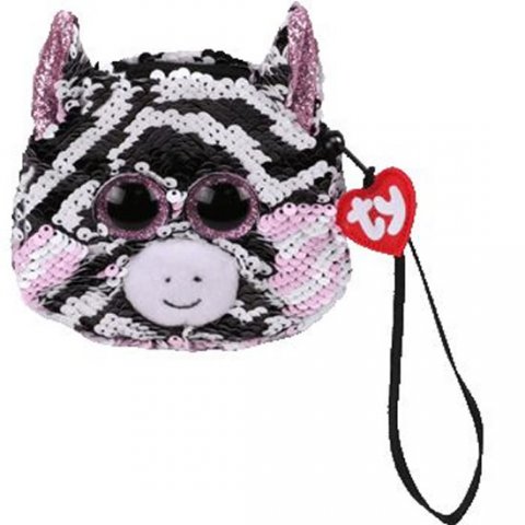 neuveden: TY Fashion Sequins peněženka s otočnými flitry ZOEY - zebra neuveden: TY Fashion Sequins peněženka s otočnými flitry ZOEY - zebra