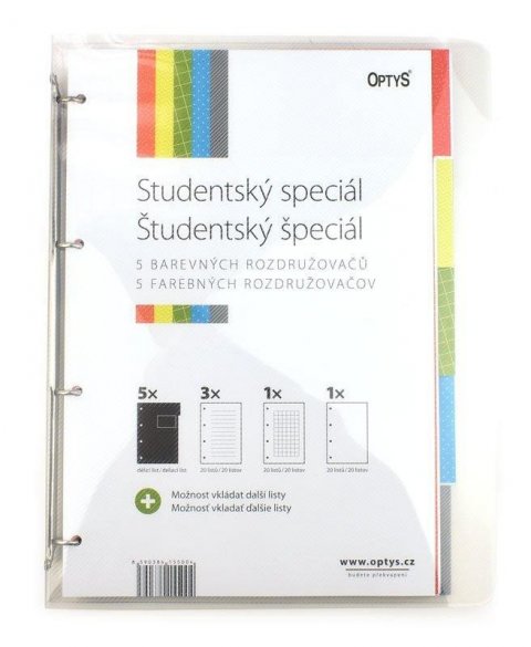 neuveden: Optys Studentský speciál A4, 5 x 20 listů