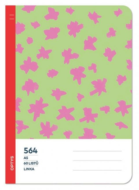 neuveden: Optys Školní sešit 564 bezdřevý linka - kaňky