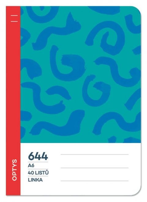 neuveden: Optys Školní sešit 644 bezdřevý - linka spirálky