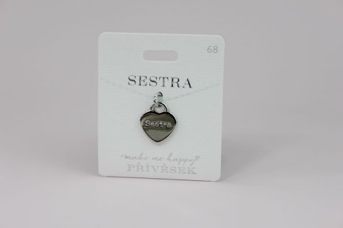 neuveden: Přívěsek MAKE ME HAPPY Sestra