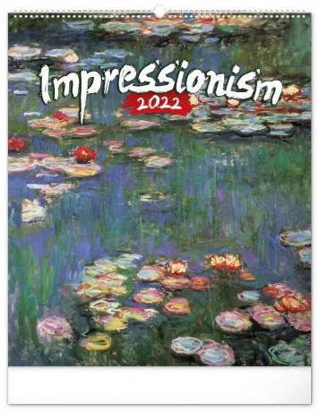neuveden: Kalendář 2022 nástěnný: Impresionismus, 48 × 56 cm